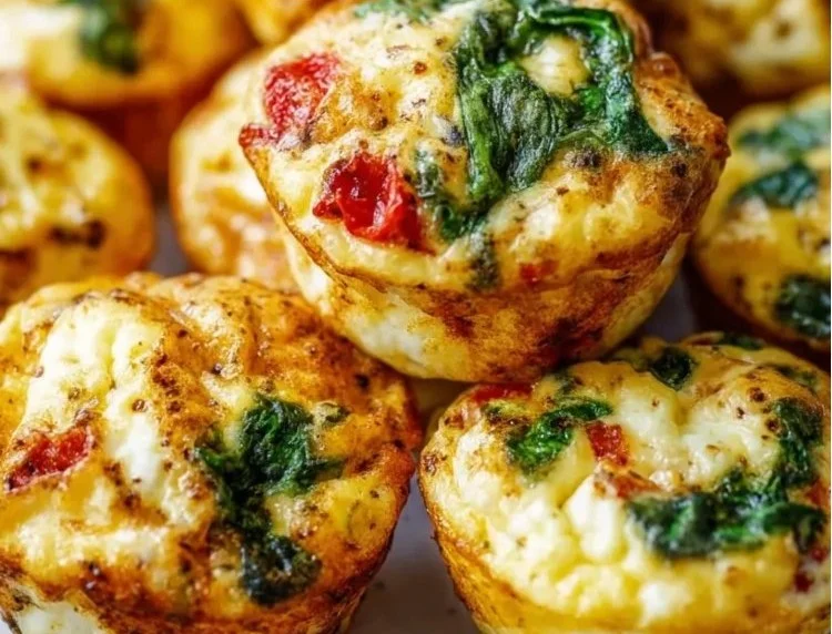 High-protein egg bites served in a meal prep container