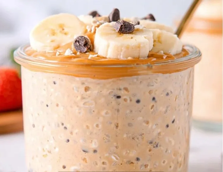 High protein PB2 oats prepared for quick and nutritious breakfast meal prep
