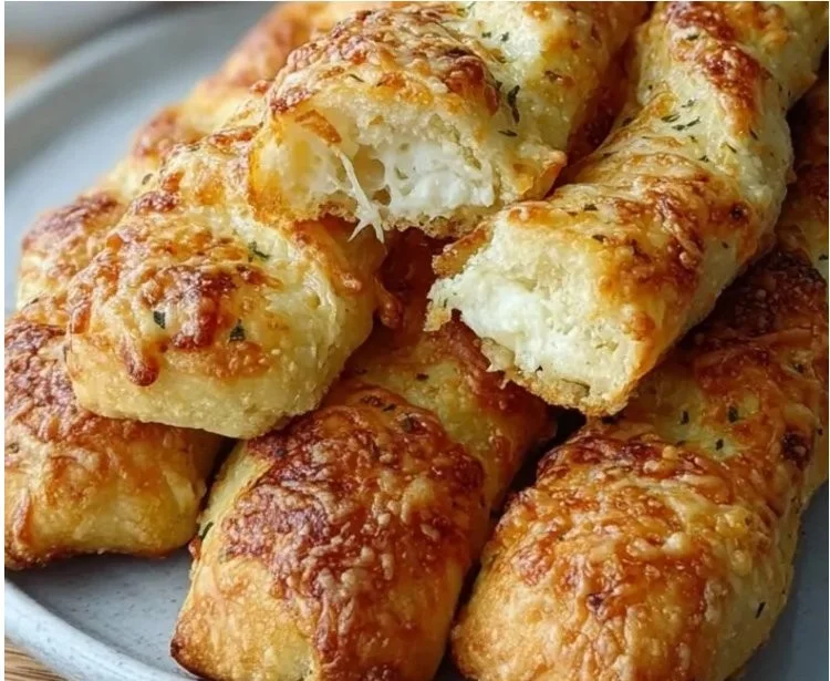 Low carb breadsticks made with high protein cottage cheese