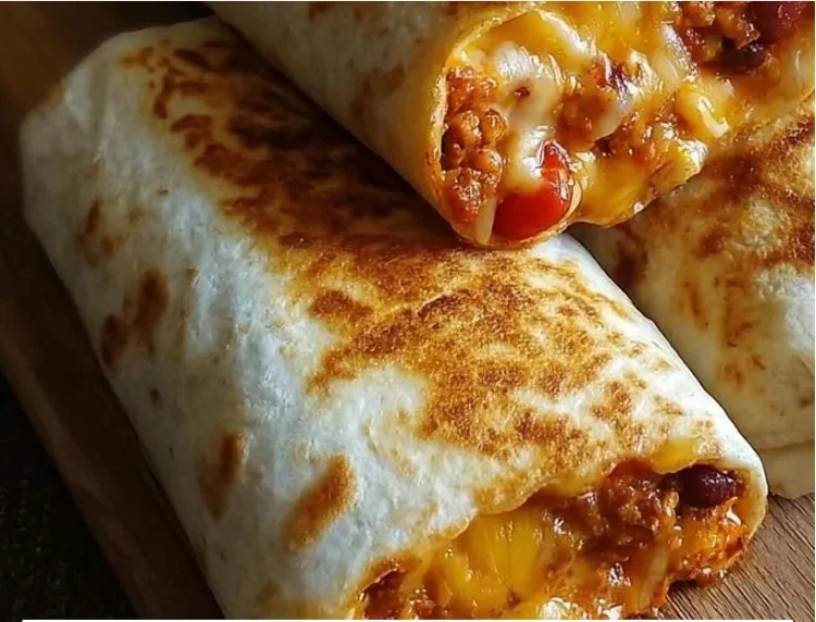 Delicious vegetarian bean burritos ready in 20 minutes for a quick meal.