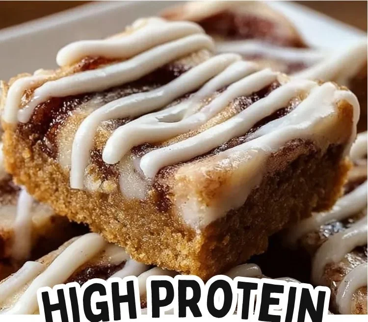 No-bake cinnamon bars topped with cinnamon and nuts, an easy meal prep treat.